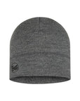 Buff Merino Midweight Beanie (Melange Light Grey)