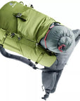 Deuter Trail Pro 33L Hiking Backpack (Meadow/Graphite) angle open
