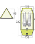 Force Ten Classic Standard Mk 3 Tent - 2 Person Tent - Sizes