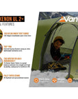 Force Ten (F10) Xenon UL 2 Plus Tent - 2 Man Lightweight Tent more info