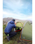 Force Ten (F10) Xenon UL 2 Plus Tent - 2 Man Lightweight Tent man setting up