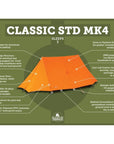 Force Ten Classic Standard Mk 4 Tent - 3 Person Tent