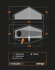 Force Ten (F10) Helium 1 UL Lightweight Tent - 1 Man Trekking Tent info