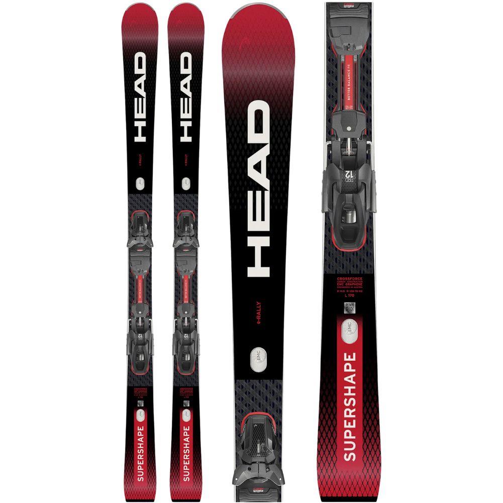 Head Supershape e-Rally SW Skis + PRD 12 GW Bindings - 163cm