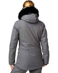 Rossignol Women's Heather Parka Ski Jacket (Heather Grey)