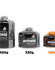 Jetboil JetPower Fuel 100g Gas Canister sizes