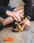 Jetboil JetPower Fuel 230g Gas Canister man using