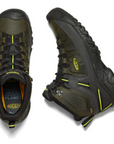 KEEN Men's Targhee III Waterproof Mid (Forest Night/Evening Primrose) top side