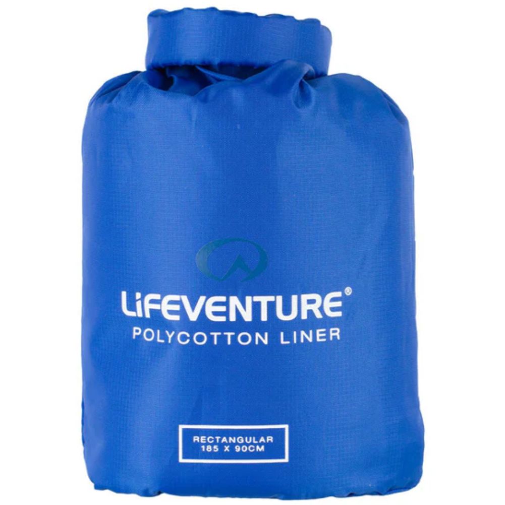 LifeVenture Poly Cotton Sleeping Bag Liner (Rectangle) bag