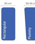 LifeVenture Poly Cotton Sleeping Bag Liner (Rectangle) measurements
