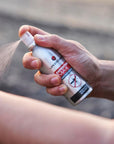 Lifesystems Expedition MAX DEET Mosquito Repellent (100ml) spraying