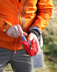 Lifesystems Pocket First Aid Kit being used