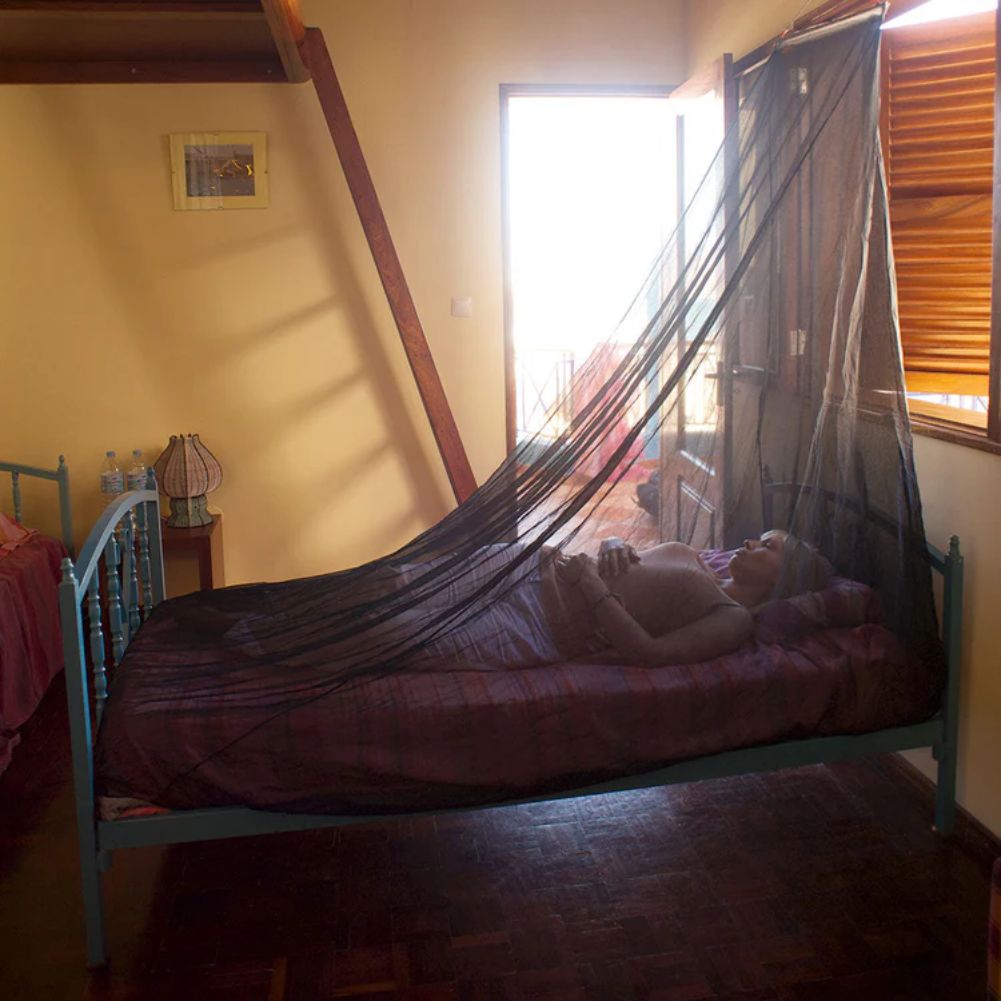 Lifesystems SoloNet Single Mosquito Net being used