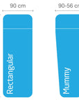 Lifeventure Cotton Sleeping Bag Liner (Rectangle) measurements