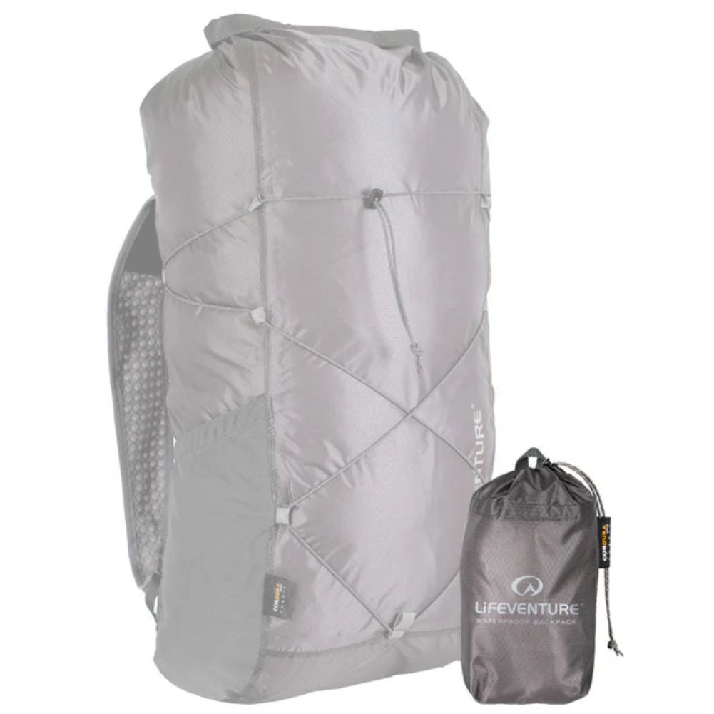 Lifeventure Packable Waterproof Backpack 22L sizes