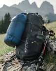 Lifeventure Packable Waterproof Backpack 22L on the rocks