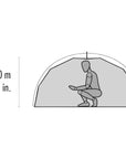 MSR Elixir 1 Tent - 1 Person Solo Tent (White) - Size