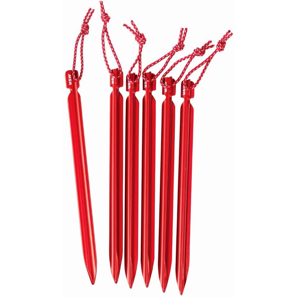 MSR Groundhog Tent Stakes/Pegs (Pack of 6) - 19cm
