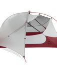 MSR Hubba Hubba NX 2 Person Tent (White)
 half open