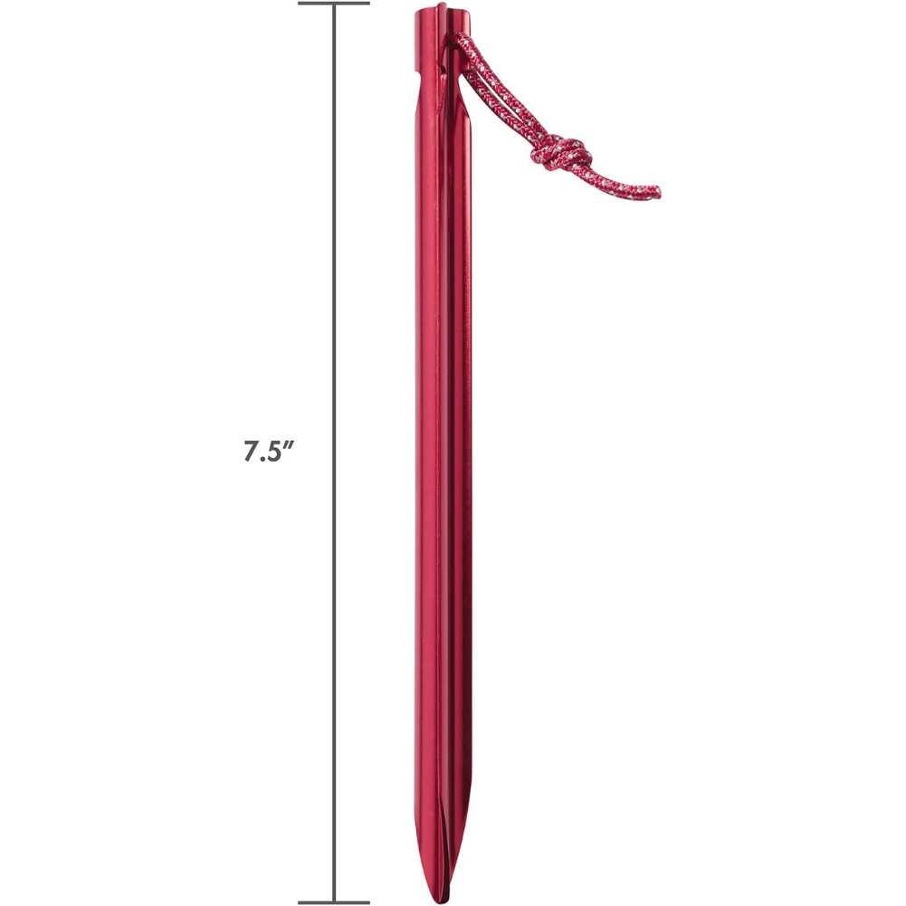 MSR  Mini-Groundhog Tent Stakes/Pegs (Pack of 6) - 15cm measurments