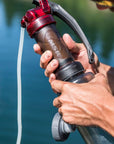 MSR MiniWorks® EX Microfilter Water Filter hands