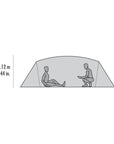 MSR Mutha Hubba NX Tent - 3 Person Tent - Measurements