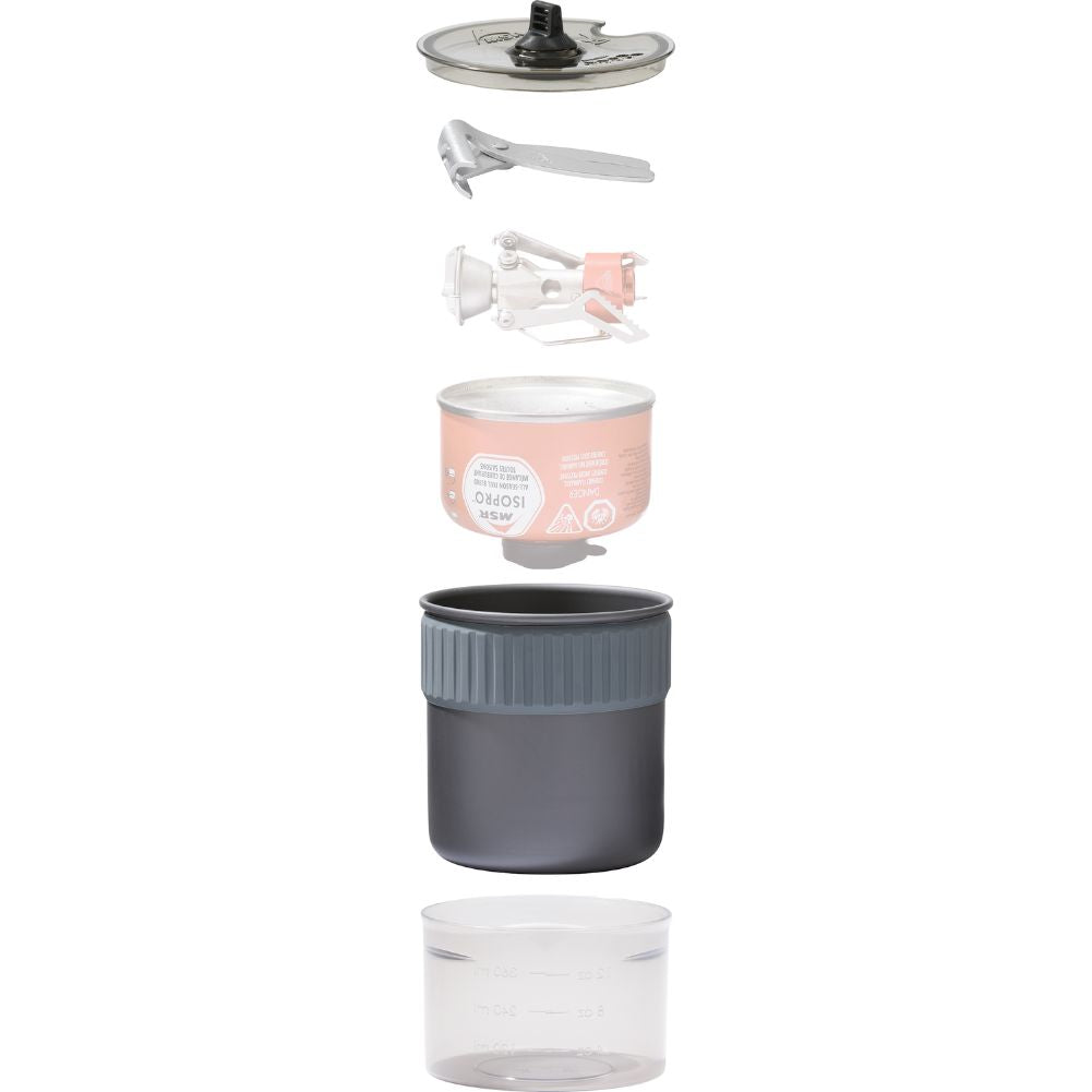 MSR Trail Mini Solo Cook Set assambled