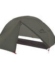 MSR Elixir 1 Tent - 1 Person Solo Tent (Green) inisde bit