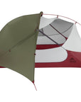 MSR Hubba Hubba NX 2 Tent - 2 Person Tent half and half