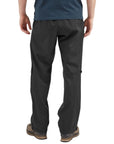 Rab Men's Downpour Plus 2.0 Waterproof Pants - Regular (Black) back model