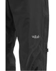 Rab Men's Downpour Plus 2.0 Waterproof Pants - Regular (Black) logo