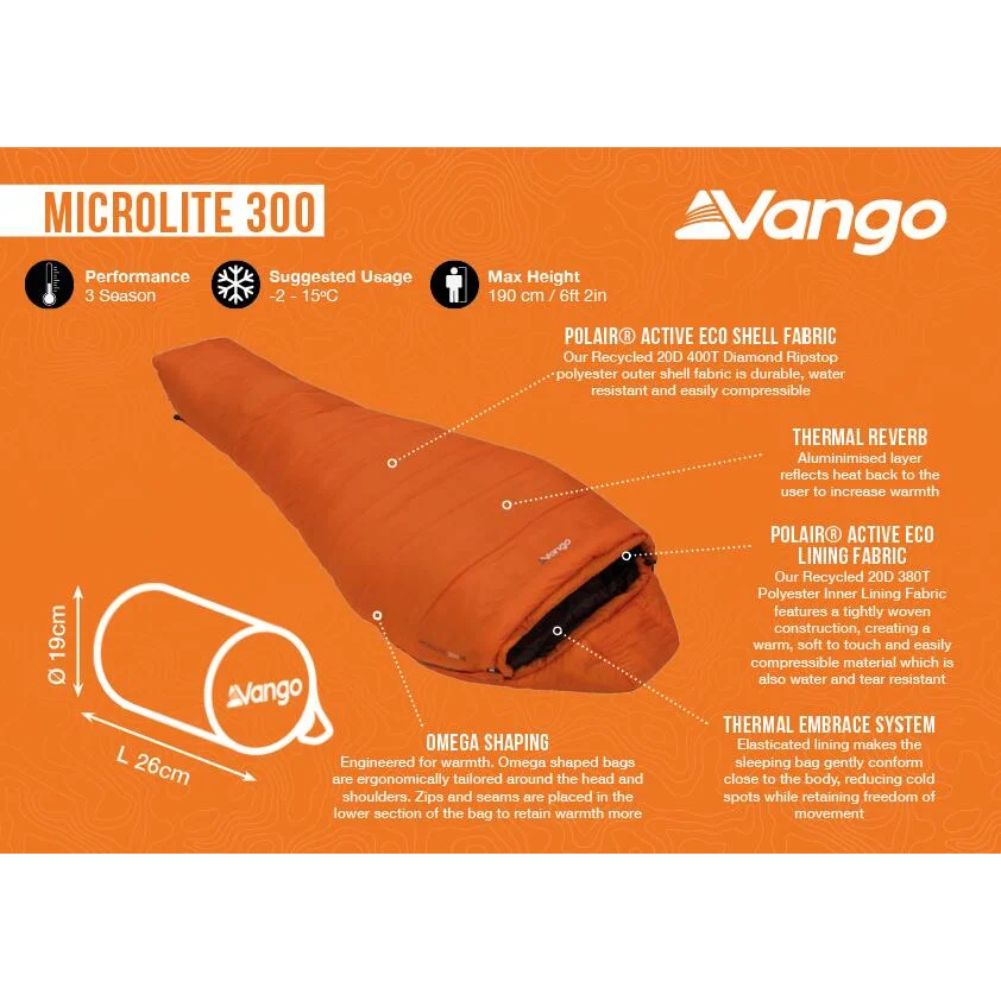 Vango Discount Vango Microlite Tall Vango Microlite 100 Eco