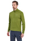 Montane Men's Protium Fleece Pull-On (Alder Green) model angle