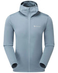 Montane Men's Protium Hooded Fleece Jacket (Stone Blue)