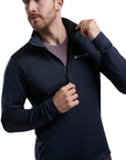 Montane Men's Protium Pull On Fleece (Eclipse Blue) unzipping