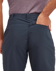 Montane Men's Terra Shorts (Eclipse Blue) back pocket
