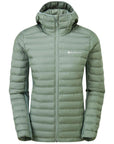 Montane Women's Icarus Lite Hooded Jacket (Eucalyptus)