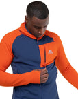 Mountain Equipment Men's Eclipse Hooded Jacket (Medieval/Cardinal) zippr