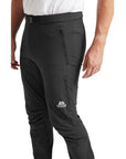 Mountain Equipment Men's Ibex Mountain Pant (Black) showing zippers