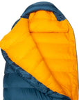 Mountain Equipment Helium 600 Down Sleeping Bag (Regular) flap open
