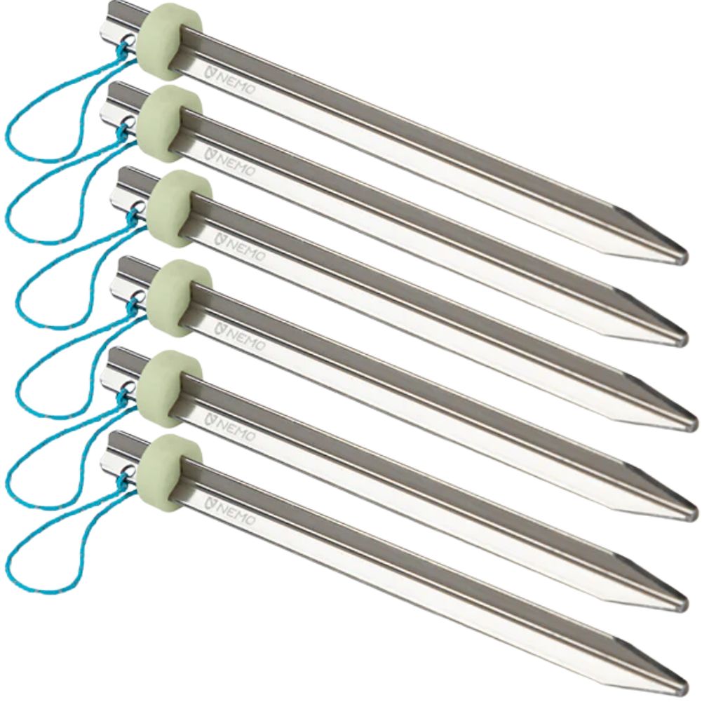 Nemo Equipment Sweepstake Lightweight Tent Stakes (Pack Of 6) – Summits Outdoor
