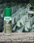 Nikwax Footwear Cleaning Gel - 125ml on a log