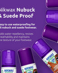 Nikwax Nubuck & Suede Proof Spray - 125ml info
