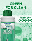 Nikwax Tech Wash 1L green clean