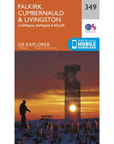 Ordnance Survey Explorer Map 349 Falkirk, Cumbernauld & Livingston