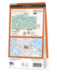 Ordnance Survey Explorer Map 349 Falkirk, Cumbernauld & Livingston back