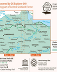 Ordnance Survey Explorer Map 349 Falkirk, Cumbernauld & Livingston map