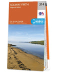 Ordnance Survey Explorer 314 Map Solway Firthangle