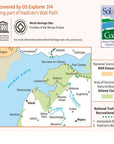 Ordnance Survey Explorer 314 Map Solway Firth close up