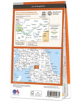 Ordnance Survey Explorer 315 Map Carlisle back